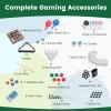 imageGoplus 12in1 Multi Game Table Combo Game Table wFoosball Billiard Table Tennis Air Hockey Bowling Shuffleboard Checkers Chess Backgammon Kids Adults Combination Game Set for Home Arcade