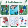 imageGoplus 12in1 Multi Game Table Combo Game Table wFoosball Billiard Table Tennis Air Hockey Bowling Shuffleboard Checkers Chess Backgammon Kids Adults Combination Game Set for Home Arcade