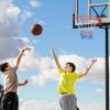 imageGoplus 1815 Replacement Basketball Rim Wall Door Mounted Basketball Hoop with All Weather Net Indoor Outdoor Hanging Basketball Rim Goal Outside15 Inches  Orange