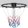 imageGoplus 1815 Replacement Basketball Rim Wall Door Mounted Basketball Hoop with All Weather Net Indoor Outdoor Hanging Basketball Rim Goal Outside15 Inches  Black