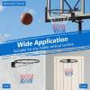 imageGoplus 1815 Replacement Basketball Rim Wall Door Mounted Basketball Hoop with All Weather Net Indoor Outdoor Hanging Basketball Rim Goal Outside15 Inches  Black