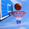 imageGoplus 1815 Replacement Basketball Rim Wall Door Mounted Basketball Hoop with All Weather Net Indoor Outdoor Hanging Basketball Rim Goal Outside18 Inches  Red