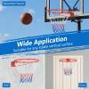 imageGoplus 1815 Replacement Basketball Rim Wall Door Mounted Basketball Hoop with All Weather Net Indoor Outdoor Hanging Basketball Rim Goal Outside18 Inches  Orange