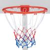 imageGoplus 1815 Replacement Basketball Rim Wall Door Mounted Basketball Hoop with All Weather Net Indoor Outdoor Hanging Basketball Rim Goal Outside18 Inches  Orange