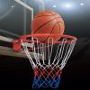 imageGoplus 1815 Replacement Basketball Rim Wall Door Mounted Basketball Hoop with All Weather Net Indoor Outdoor Hanging Basketball Rim Goal Outside18 Inches  Orange