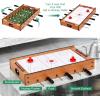 imageGoplus 2 in 1 Multi Game Table Mini Foosball Table ampamp Air Hockey Table with Realistic Playing Field Manual Scoring Bar Compact Combo Game Table Top for Home Play Rooms Bars Parties Family Night