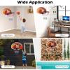 imageGoplus 29quot x 20quot Basketball Hoop Wall Mounted Portable Basketball Backboard Indoor Outdoor Sports Suitable for Adults and Kids Play