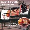 imageGoplus 29quot x 20quot Basketball Hoop Wall Mounted Portable Basketball Backboard Indoor Outdoor Sports Suitable for Adults and Kids Play