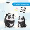 imageGoplus 2PC Kids Carry On Luggage Set 16quot Rolling Suitcase ampamp 12quot Backpack Airline Approved Travel Trolley Luggage with Wheels for Toddlers Children Girls Boys TigerPanda