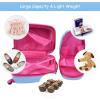imageGoplus 2PC Kids Luggage 12quot ampamp 16quot Kids Carry On Luggage Set with 4 Spinner Wheels Lightweight Rolling Spinner Suitcase for Children Toddlers Boys and Girls TravelDeer
