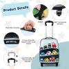imageGoplus 2PC Kids Luggage 12quot ampamp 16quot Kids Carry On Luggage Set with 4 Spinner Wheels Lightweight Rolling Spinner Suitcase for Children Toddlers Boys and Girls TravelCar