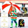 imageGoplus 2PC Kids Luggage 12quot ampamp 16quot Kids Carry On Luggage Set with 4 Spinner Wheels Lightweight Rolling Spinner Suitcase for Children Toddlers Boys and Girls TravelMonsters