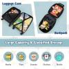 imageGoplus 2PC Kids Luggage 12quot ampamp 16quot Kids Carry On Luggage Set with 4 Spinner Wheels Lightweight Rolling Spinner Suitcase for Children Toddlers Boys and Girls TravelCar