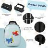 imageGoplus 2PC Kids Luggage 12quot ampamp 16quot Kids Carry On Luggage Set with 4 Spinner Wheels Lightweight Rolling Spinner Suitcase for Children Toddlers Boys and Girls TravelCar