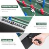 imageGoplus 48 Foosball Table Wooden Soccer Games Table w 2 Footballs Score Keepers Indoor Home Game Room Arcade Competition Sized Football Table for Adult Kids YouthBlack
