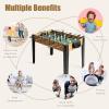 imageGoplus 48 Foosball Table Wooden Soccer Games Table w 2 Footballs Score Keepers Indoor Home Game Room Arcade Competition Sized Football Table for Adult Kids YouthWood