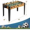imageGoplus 48 Foosball Table Wooden Soccer Games Table w 2 Footballs Score Keepers Indoor Home Game Room Arcade Competition Sized Football Table for Adult Kids YouthWood