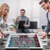 imageGoplus 48 Foosball Table Wooden Soccer Games Table w 2 Footballs Score Keepers Indoor Home Game Room Arcade Competition Sized Football Table for Adult Kids YouthBlack