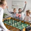 imageGoplus 48 Foosball Table Wooden Soccer Games Table w 2 Footballs Score Keepers Indoor Home Game Room Arcade Competition Sized Football Table for Adult Kids YouthWood