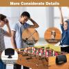 imageGoplus 48 Inch Game Table 3in1 Combo Table Set wAdult Size Foosball Table Pool Table Slide Hockey Table Multi Game Table wBilliard Soccer ampamp Hockey for Arcade Party Family Night Game Room