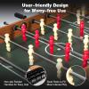 imageGoplus 48 Inch Game Table 3in1 Combo Table Set wAdult Size Foosball Table Pool Table Slide Hockey Table Multi Game Table wBilliard Soccer ampamp Hockey for Arcade Party Family Night Game Room