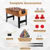 imageGoplus 48 Inch Game Table 3in1 Combo Table Set wAdult Size Foosball Table Pool Table Slide Hockey Table Multi Game Table wBilliard Soccer ampamp Hockey for Arcade Party Family Night Game Room