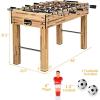 imageGoplus 48quot Foosball Table EasyAssemble Soccer Game w 2 Balls Competition Sized for Home Game Room ArcadeNature