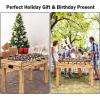 imageGoplus 48quot Foosball Table EasyAssemble Soccer Game w 2 Balls Competition Sized for Home Game Room ArcadeNature