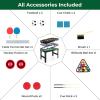 imageGoplus 4in1 Combination Game Table 49 Multi Game with Soccer Air Hockey Billiards Pingpong Tabletop Foosball Pool Table for Home Family Night Adult Kids Gifts