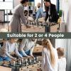 imageGoplus 54 Foosball Table for Adults Competition Full Size Soccer Game Table with 2 Balls 26 Players Adjustable Leg Levelers Arcade Football Table with for Kids Family Game Rooms Bars Parties