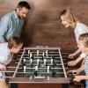 imageGoplus 54quot Foosball Table for Adults Full Sized Game Tables with 2 Balls Wood Arcade Soccer Table Game for Kids Indoor Game Room Family Night