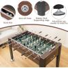 imageGoplus 54quot Foosball Table for Adults Full Sized Game Tables with 2 Balls Wood Arcade Soccer Table Game for Kids Indoor Game Room Family Night