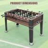 imageGoplus 54quot Foosball Table for Adults Full Sized Game Tables with 2 Balls Wood Arcade Soccer Table Game for Kids Indoor Game Room Family Night