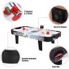 imageGoplus Air Hockey Table 42 Inch Tabletop Air Hockey Game with LED Scoreboard 2 Pucks 2 Pushers Powerful Motor Indoor Arcade Table Gaming Set for Kids Gift