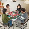 imageGoplus Classic Foldable Mahjong Table 35 Square Green 4 Cup Holders ampamp 4 Chip Grooves Foldable for Adults Domino Game CampingTable wRemovable Mat  Green