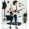 imageGoplus Electric Bass Guitar Full Size 4 String with Strap Guitar Bag Amp Cord Black Bass 4 StrapsBlack Bass 4 Straps