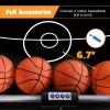 imageGoplus Foldable Dual Shot Basketball Arcade Game Basketball Hoop Game wElectronic Scoring 8 Game Modes 4 Balls Indoor Outdoor Electronic Basketball Game Machine for Kids Adults BlackBlack