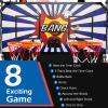 imageGoplus Foldable Dual Shot Basketball Arcade Game Basketball Hoop Game wElectronic Scoring 8 Game Modes 4 Balls Indoor Outdoor Electronic Basketball Game Machine for Kids Adults BlackWhitenavy