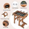 imageGoplus Folding Foosball Table 27 Wooden Soccer Game Table with 2 Footballs ampamp Score Keepers Indoor Outdoor Portable Football Game Set for Kids Adults Arcades Bars Parties Family Nights