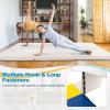 imageGoplus Folding Gymnastics Mat 6 x 2 x 2 Thick TriFold Exercise Tumbling Mat wCarrying Handles Hook ampamp Loop Fastener Gym mats for Home Fitness Yoga Aerobics Workouts Martial ArtsGrey