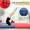 imageGoplus Folding Gymnastics Mat 6 x 2 x 2 Thick TriFold Exercise Tumbling Mat wCarrying Handles Hook ampamp Loop Fastener Gym mats for Home Fitness Yoga Aerobics Workouts Martial ArtsColorful