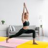 imageGoplus Folding Gymnastics Mat 6 x 2 x 2 Thick TriFold Exercise Tumbling Mat wCarrying Handles Hook ampamp Loop Fastener Gym mats for Home Fitness Yoga Aerobics Workouts Martial ArtsYellow  Pink