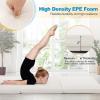 imageGoplus Folding Gymnastics Mat 6 x 2 x 2 Thick TriFold Exercise Tumbling Mat wCarrying Handles Hook ampamp Loop Fastener Gym mats for Home Fitness Yoga Aerobics Workouts Martial ArtsGrey