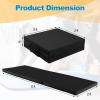 imageGoplus Folding Gymnastics Mat 6 x 2 x 2 Thick TriFold Exercise Tumbling Mat wCarrying Handles Hook ampamp Loop Fastener Gym mats for Home Fitness Yoga Aerobics Workouts Martial ArtsBlack
