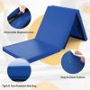 imageGoplus Folding Gymnastics Mat 6 x 2 x 2 Thick TriFold Exercise Tumbling Mat wCarrying Handles Hook ampamp Loop Fastener Gym mats for Home Fitness Yoga Aerobics Workouts Martial ArtsNavy