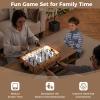 imageGoplus Foosball Table 20 Inch Mini Soccer Game Table with LED Lights 2 Footballs NonSlip Handle Indoor Portable Table Top Football Table for Kids Adults Party Bar Game Room Office