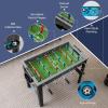 imageGoplus Foosball Table Freestanding Soccer Table Game with 2 Footballs Ergonomic Handle 18 Realistic Players Adults Youth Kids Foosball Games for Indoor Game Room Office Party