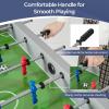 imageGoplus Foosball Table Freestanding Soccer Table Game with 2 Footballs Ergonomic Handle 18 Realistic Players Adults Youth Kids Foosball Games for Indoor Game Room Office Party