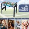 imageGoplus Foosball Table Freestanding Soccer Table Game with 2 Footballs Ergonomic Handle 18 Realistic Players Adults Youth Kids Foosball Games for Indoor Game Room Office Party