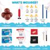 imageGoplus Kids Basketball Arcade Game Dual Shot Basketball Game for 2 Players with 4 Balls ampamp Inflation Pump Indoor Outdoor Sport Play Birthday Gift Basketball Toy Set for Toddlers Children Teens Youth